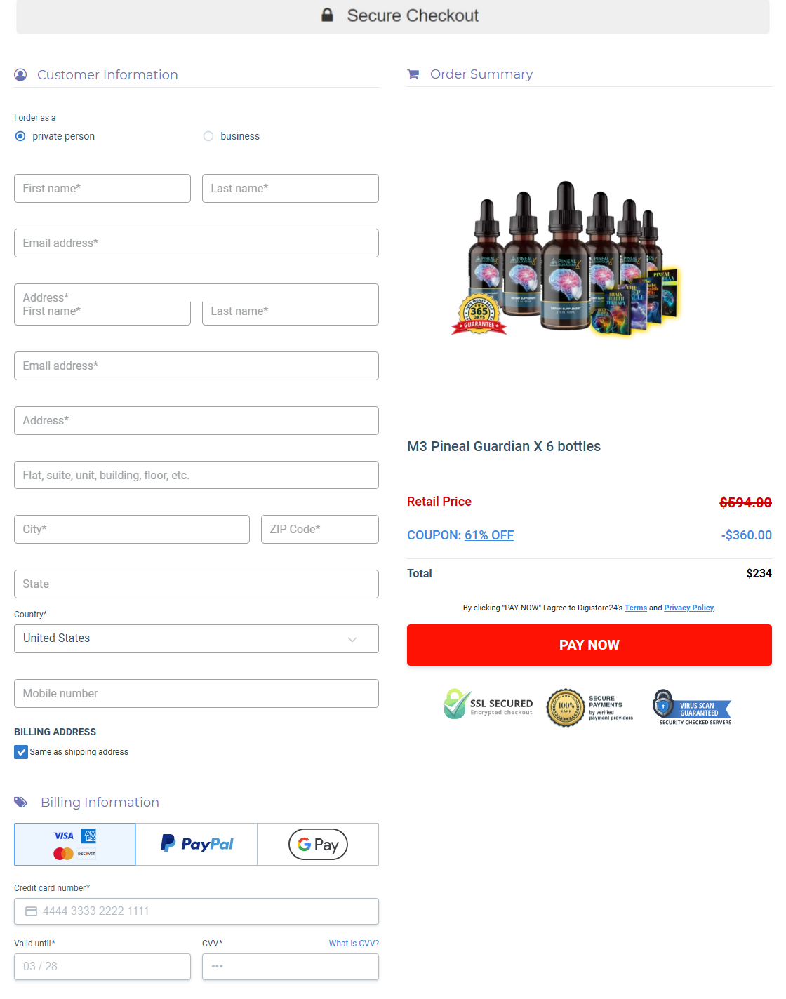 Pineal Guardian X - Order